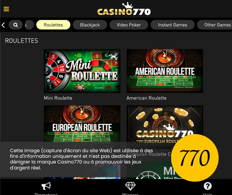 online casino casino770 official website